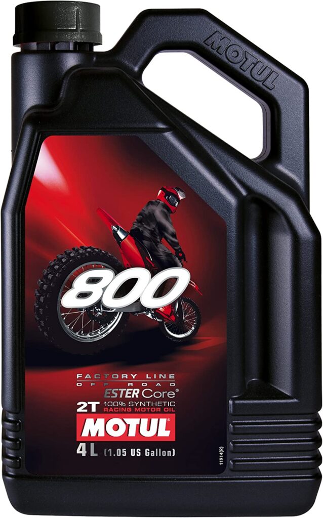 Motul 800 2T Factory Line 100% Synthetic Off Road 2-Stroke Engine Oil 4L