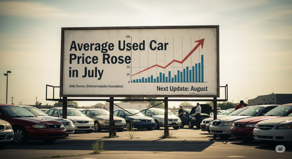Shocking July Shift: Used Car Prices Jump More Than Expected